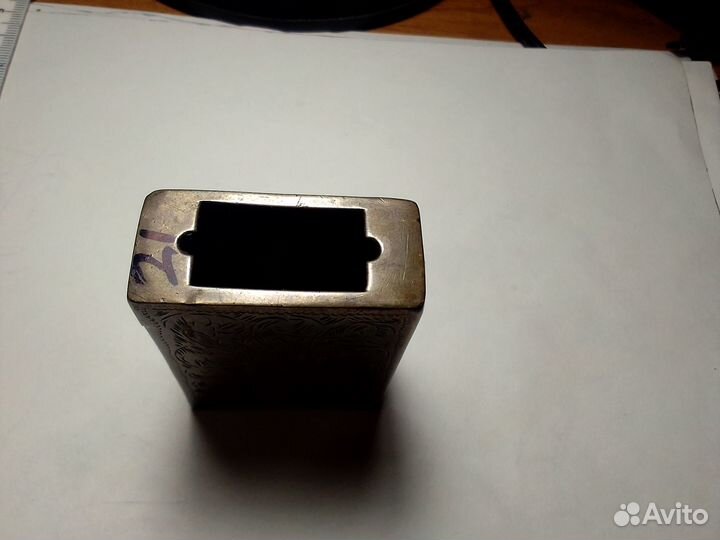 Спичечница серебро Пр.800