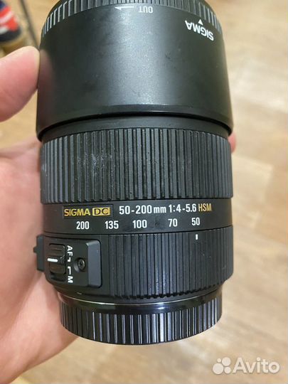 Объектив Sigma 50-200 для Canon