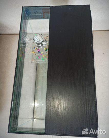 Аквариум террариум с островком