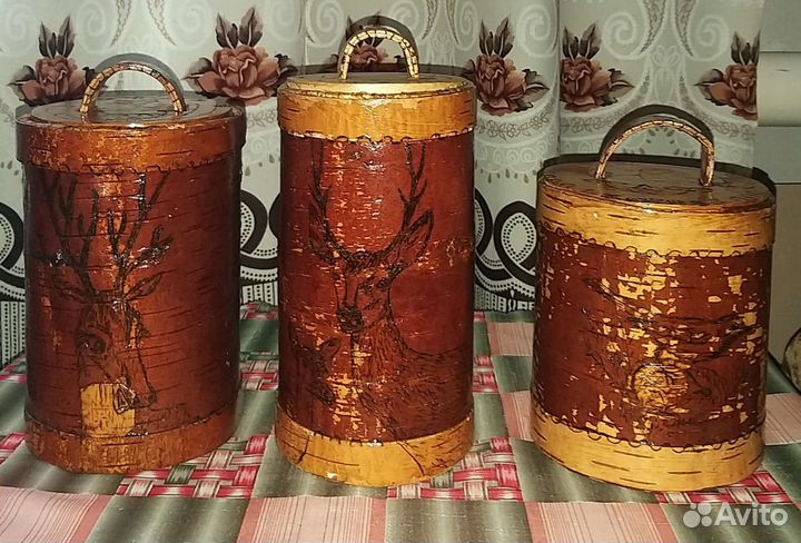 Туеса из березовой коры