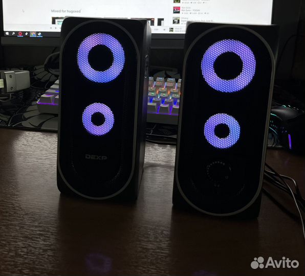 Колонки dexp RGB + Bluetooth