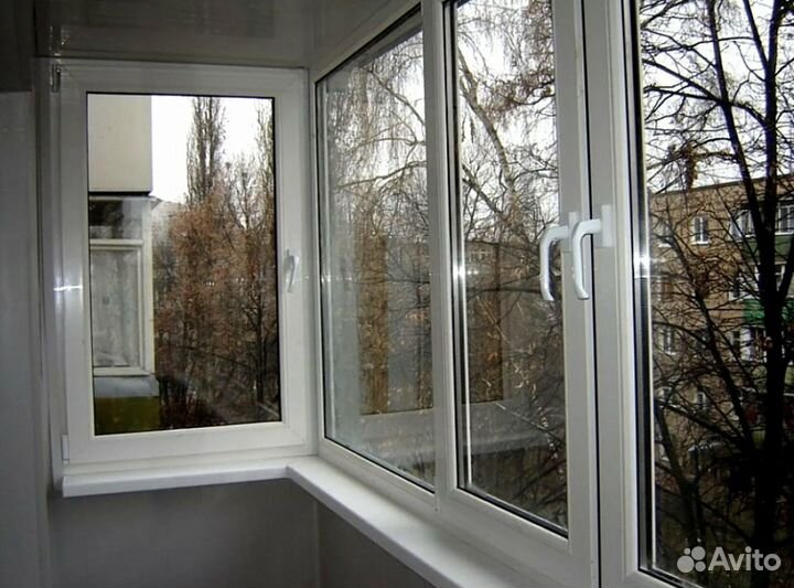 Остекление балконов и установка пластиковых окон