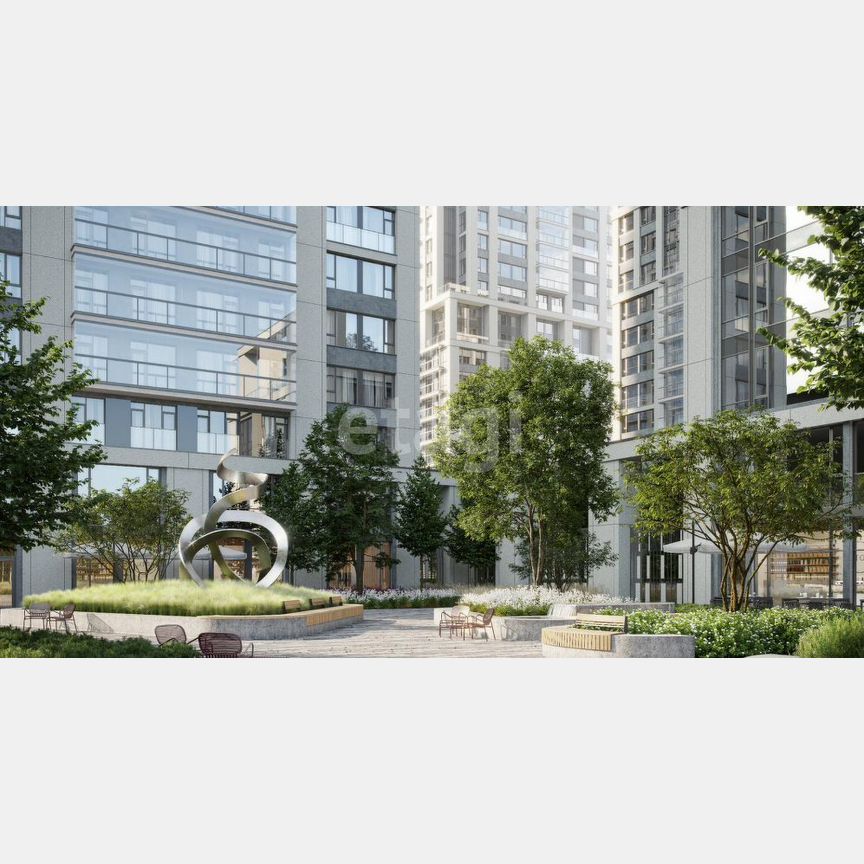 1-к. квартира, 48,1 м², 4/15 эт.