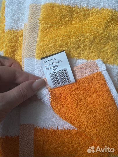 Полотенце банное новое махровое