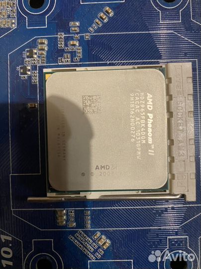 Материнская плата gigabyte (AM3) с цп и памятью