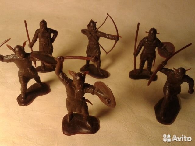 Солдатики Ковбои - Индейцы - Викинги - Пираты