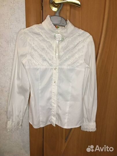 Школьная рубашка для девочки