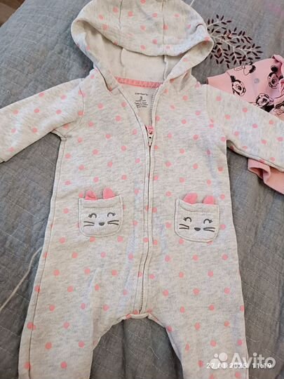 Пакет теплых вещей для девочки 62 размер