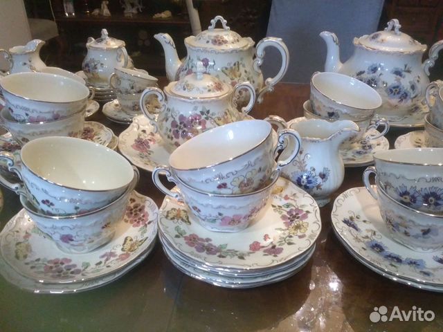 Zsolnay 3 сервиза винтаж