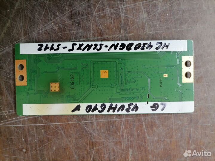 Плата T-con к тв LG 43UH610V