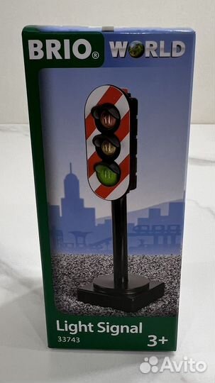 Brio знаки и светофор для железной дороги