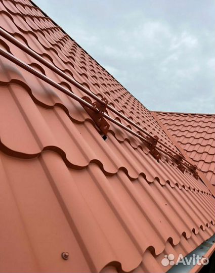 Кровля металлочерепица шифер