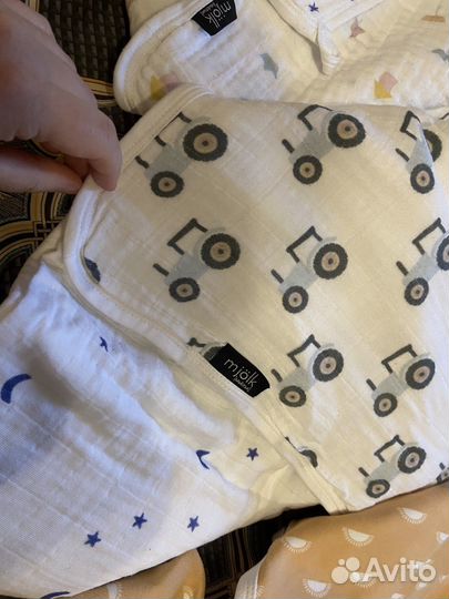 Муслиновые одеялки mjolk