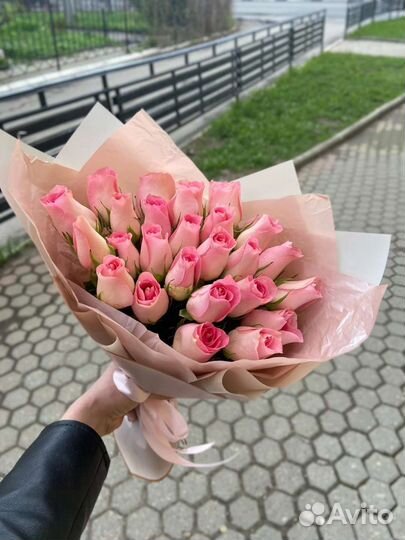 Цветы розы букет