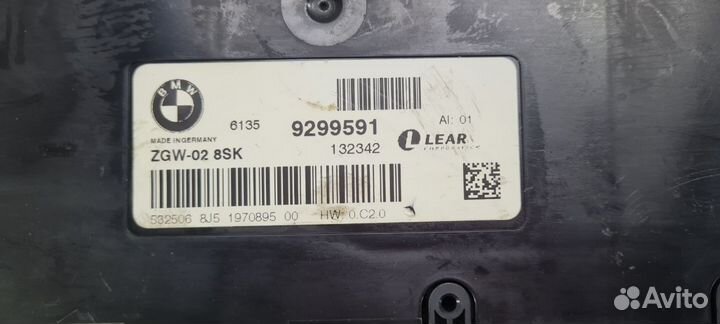 Блок управления ZGW 61359299591 BMW 7 F01/F02 4.4 Бензин