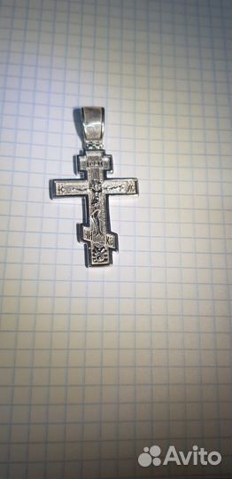 Крестик серебро