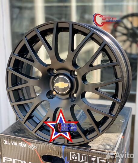 Диски GM R16 4x114,3 Black Matt edition