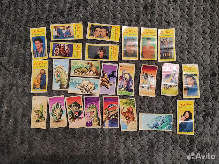 Вкладыши от жвачек наклейки