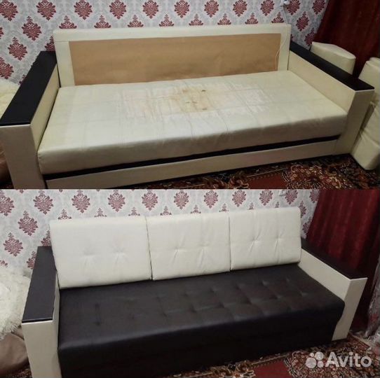 Перетяжка мягкой мебели