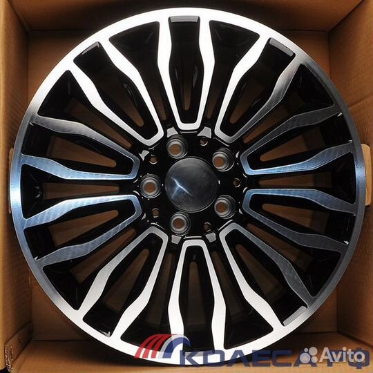 Диски LAM20 7.5/18 5x112 ET52 d66.5 black machine face AND LIP