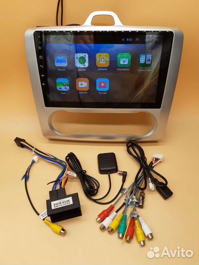 Магнитола андроид Форд Фокус-2 (климат) 2005-11г