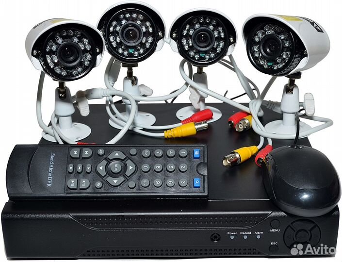 Комплект видеонаблюдения HD с удалённым просмотром