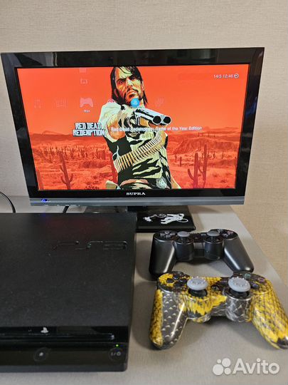 Sony Playstation 3 slim прошитая 320гб + 45игр