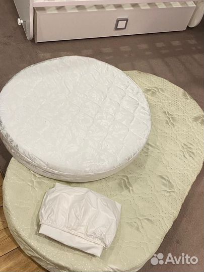 Матрас детский круглый и овальный