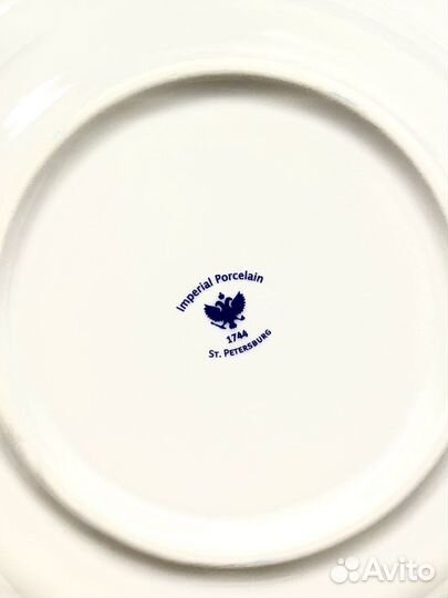 Тарелки кобальтовая сетка (набор 12шт)