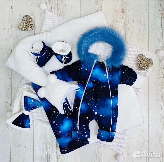 Зимний конверт для новорожденных