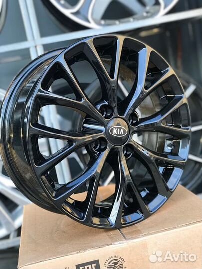 Диски R15 на KIA RIO 4x100 Black