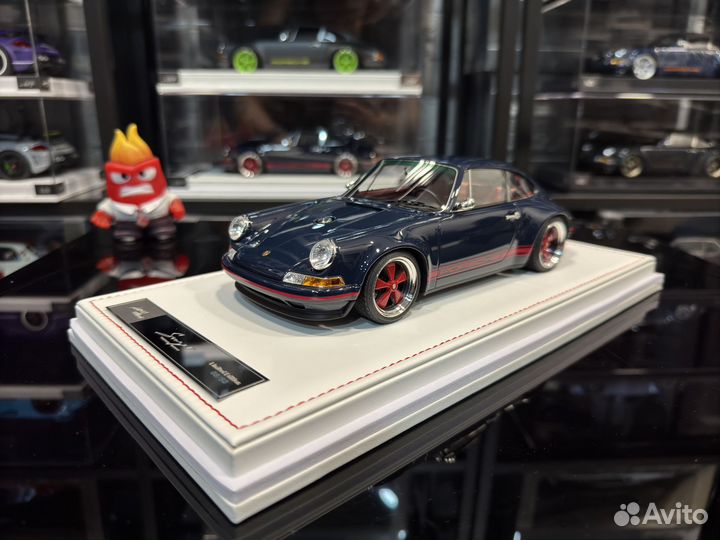 IVY Porsche 911 Singer albert blue 1:18