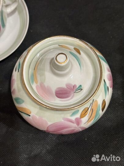 Винтаж сервиз чайный Дулёво новый