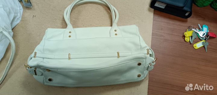 Сумка кожаная Италия, немного ношеная