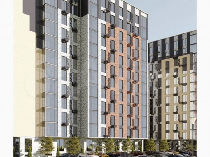 1-к. квартира, 45,1 м², 7/16 эт.