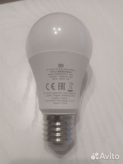 Умная лампочка Xiaomi LED Smart Bulb Warm White