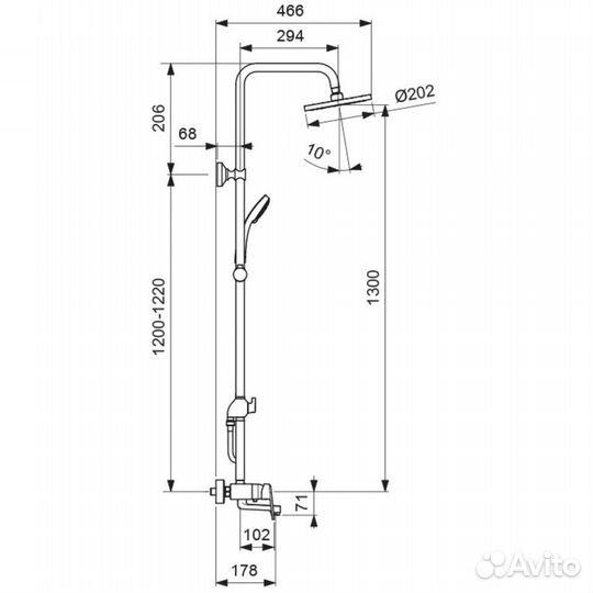 Vidima BA270AA Душевая система