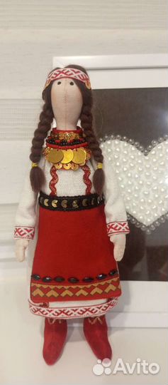 Кукла в в чувашском костюме. Ручная работа