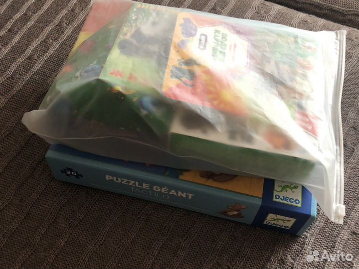 Пазл-гигант тактильный Djeco