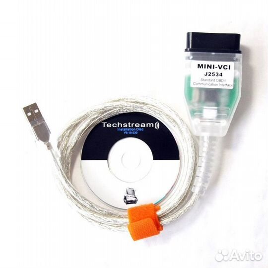 Автосканер Toyota mini vci дилерский для Тойота