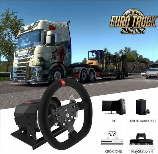 Руль PXN V10 + Игровое Кресло