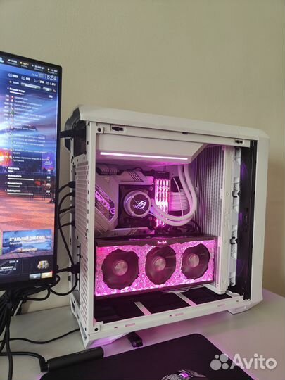 Asus Rog strix LC II 360 white Водянка