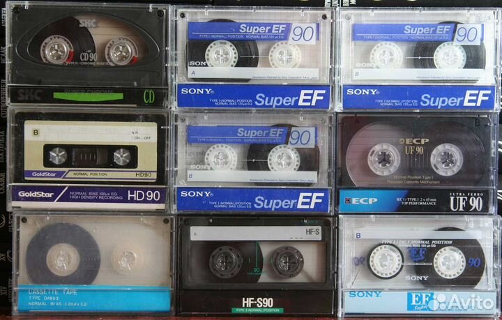 Кассета магнитофонная комплект 9шт