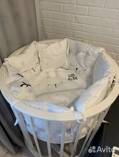 Бортики в кроватку для новорожденных