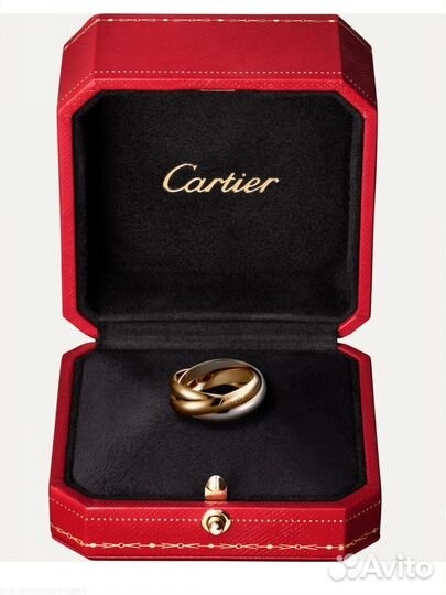 Кольцо Cartier Trinity оригинал с документами