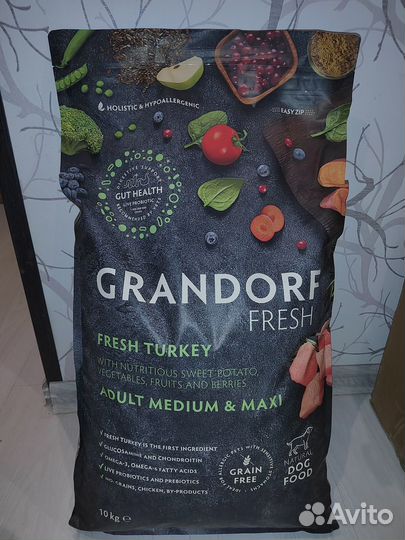 Сухой корм для собак Grandorf Fresh, 10 кг