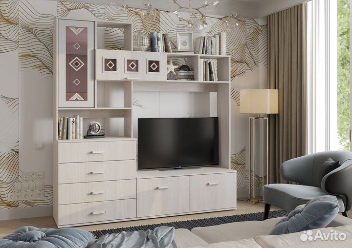 Стенка в гостиную в наличии