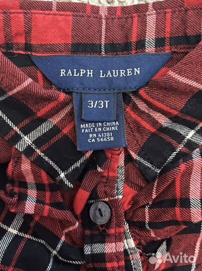 Рубашка Ralph Lauren 3t