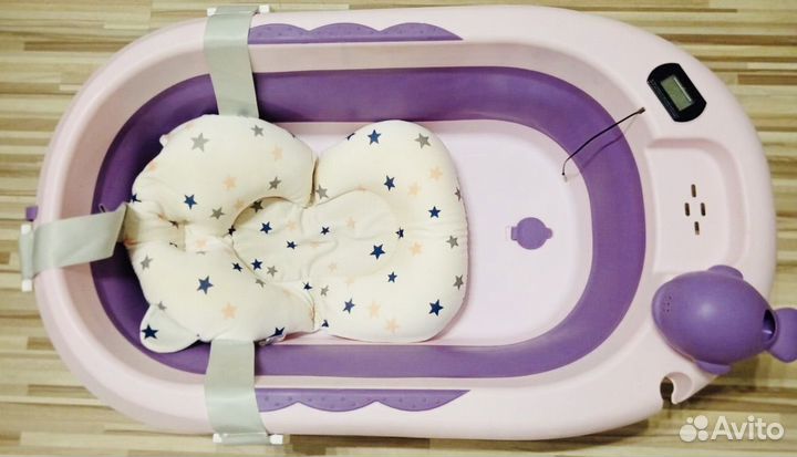 Ванночка складная и с термометром