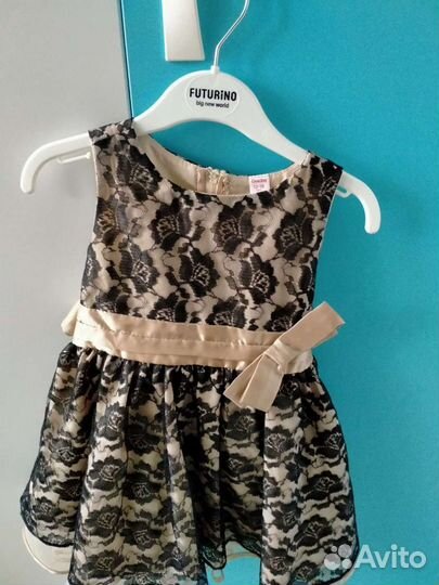 Платье для девочки 74 80 86